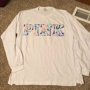 NWOT PINK Watercolor Shirt ❤️